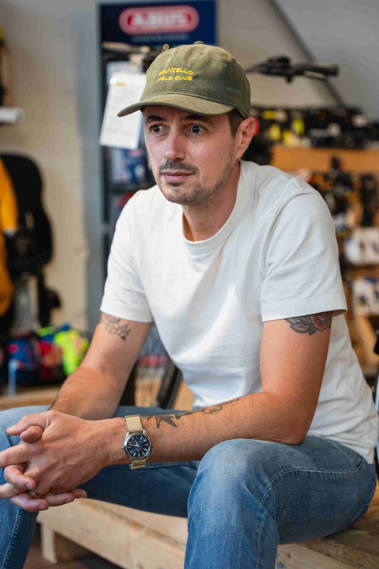 Casquette vintage "Fratello Velo Club"