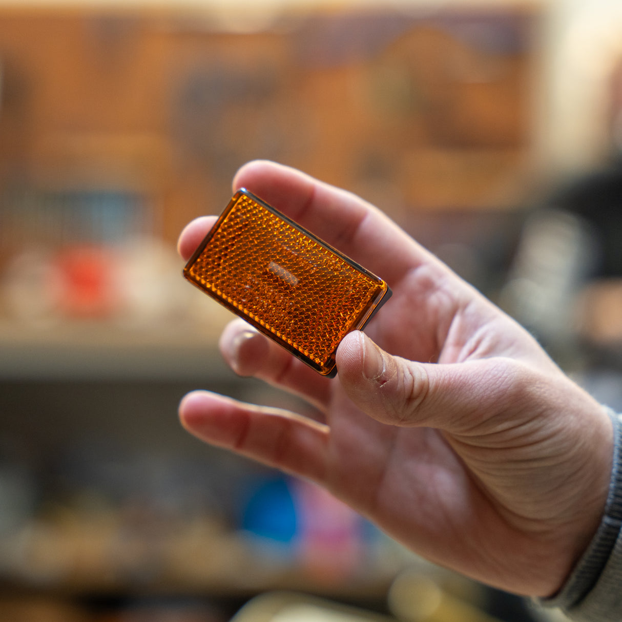 Catadioptre orange Fourche rigide universel - Stromer