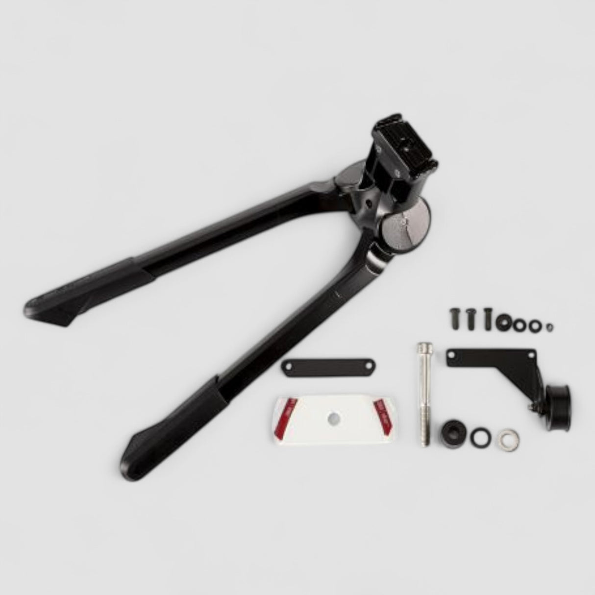 Béquille centrale Multicharger Rohloff Blanc avec platine à partir de 2021 - Riese & Müller