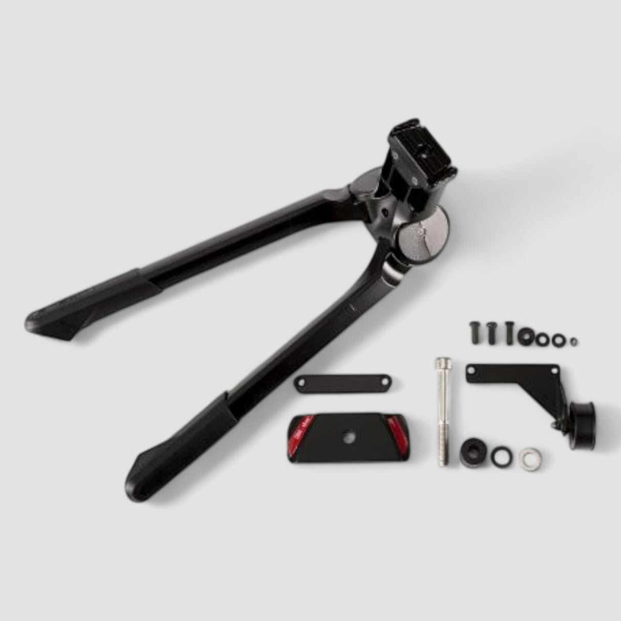 Béquille centrale Multicharger Rohloff noir avec platine à partir de 2021 - Riese & Müller