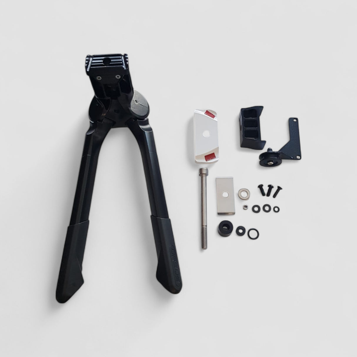 Béquille centrale Multicharger blanc avec platine (Touring) à partir de 2021 - Riese & Müller