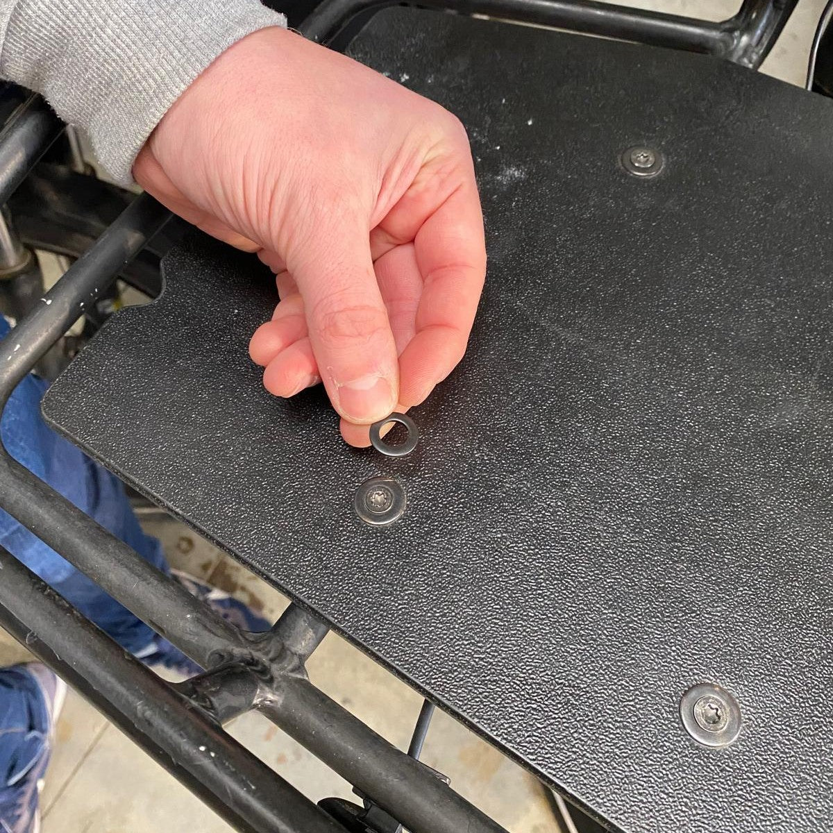 Rondelle pour plateau porte bagages avant, plateau arrière, kit safety bar, vis slider etc - Riese & Müller