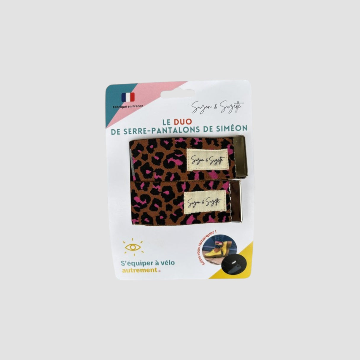 LEOPARD trouser clips - Suzon & Suzette