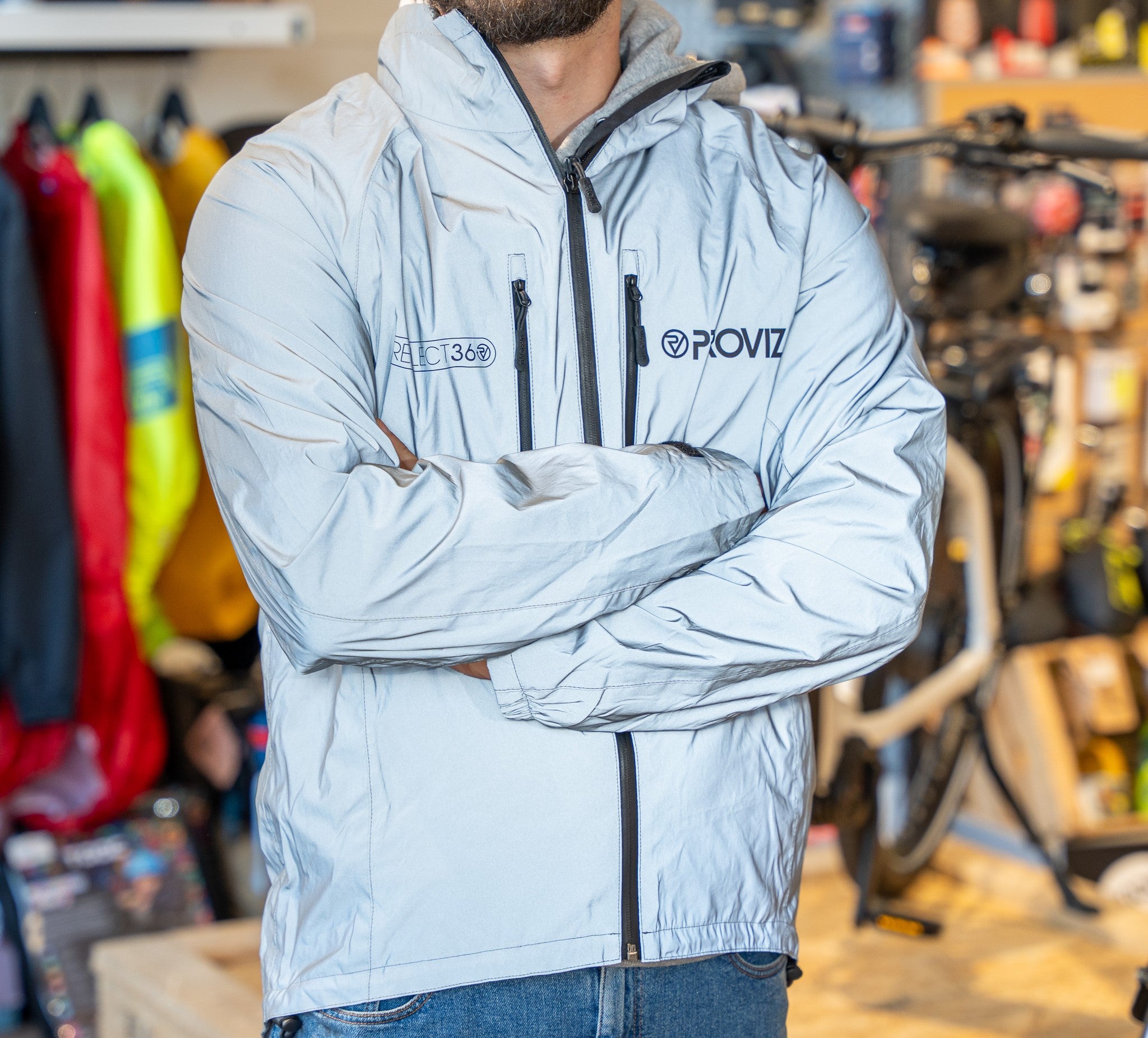 Breathable and reflective technical jacket - REFLECT360 PROVIZ