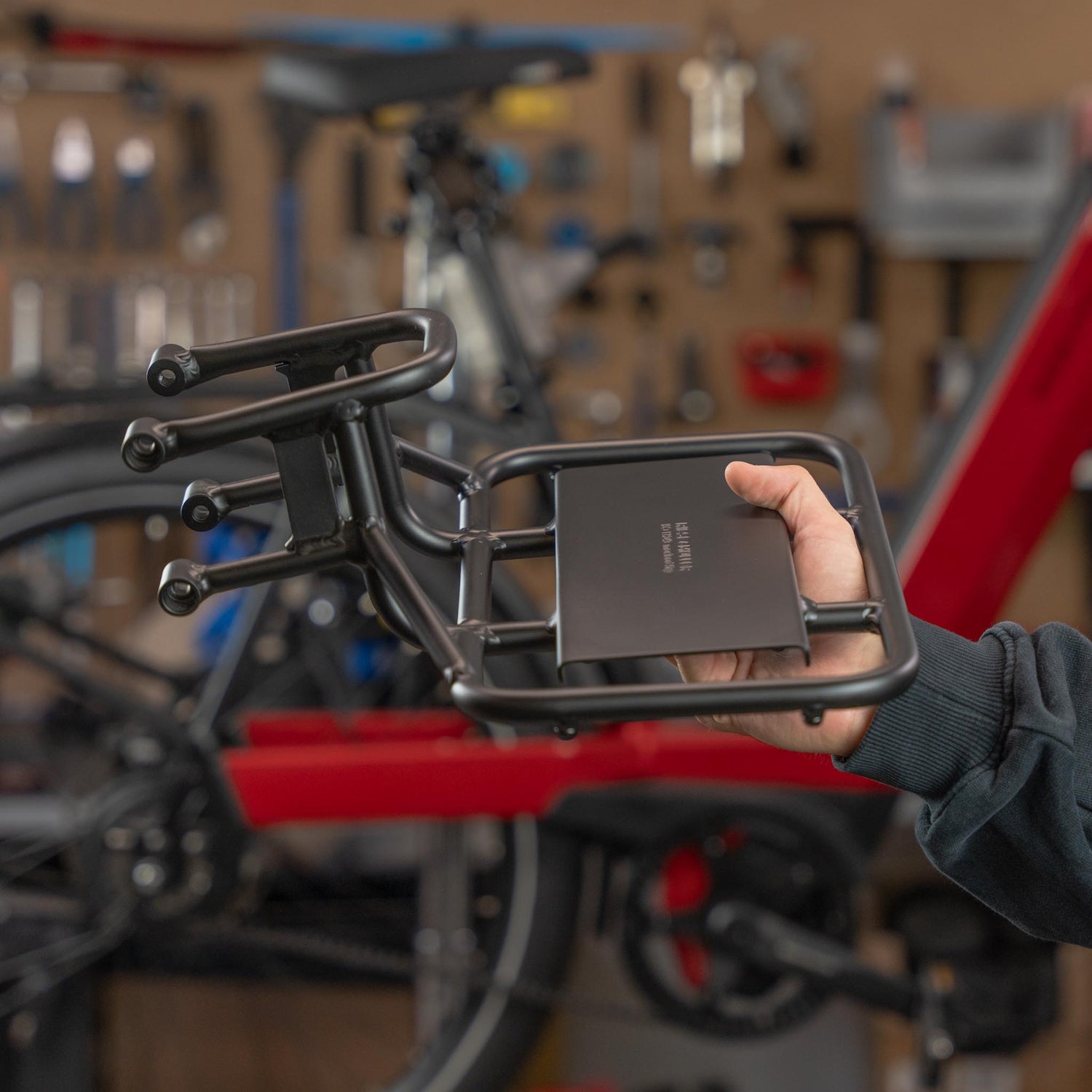 fahrradlenker mit gepäckträger Gepäckträger vorne schwarz