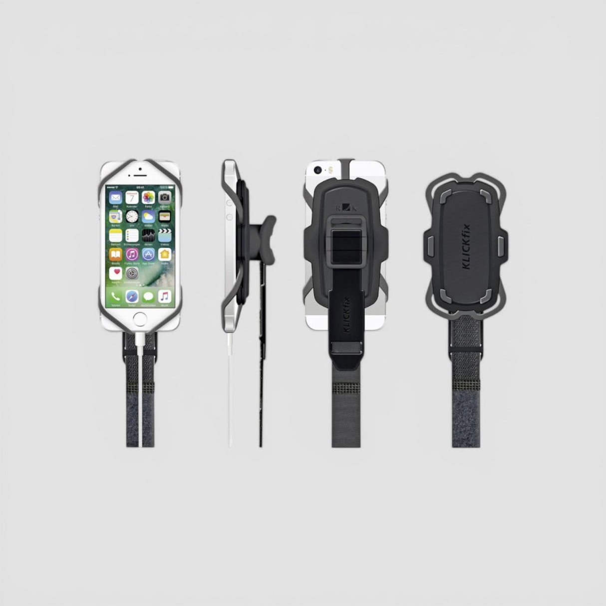 Universal-Smartphone-Halterung mit Klettverschluss - KLICKFIX