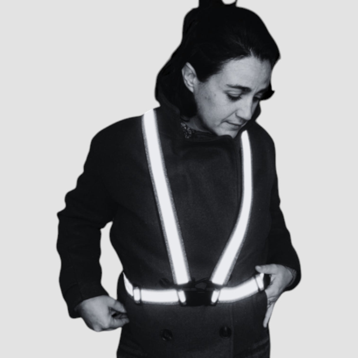 GREEN SEQUIN visibility harness - Suzon & Suzette